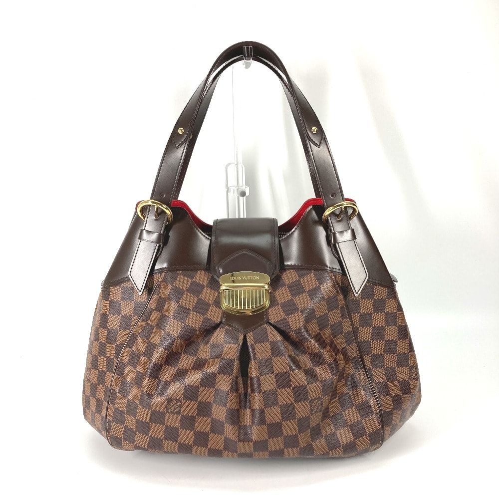 ルイヴィトン LOUIS VUITTON システィナ GM N41540 ダミエ トートバッグ カバン ショルダーバッグ ダミエキャンバス エベヌ ブラウン