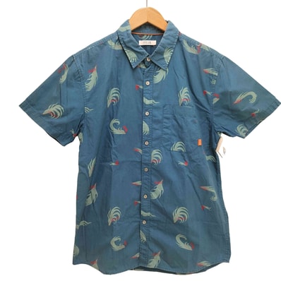 サーフ 総柄 S/S レギュラーカラー シャツ【1142904784217】