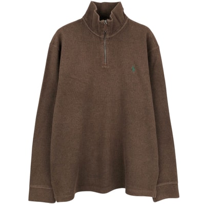 古着 ラルフローレン Ralph Lauren POLO by Ralph Lauren ハーフジップスウェットシャツ トレーナー メンズL相当/eaa676278