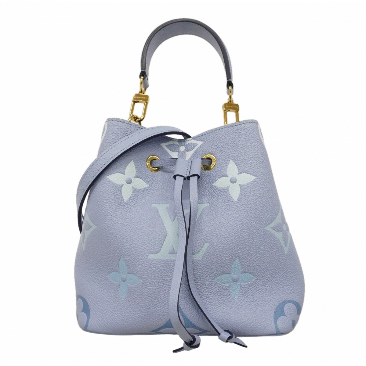 【6db2041】ルイヴィトン ハンドバッグ バイザプール ネオノエBB M45709 サマーブルー 2wayバッグ【中古】レディース