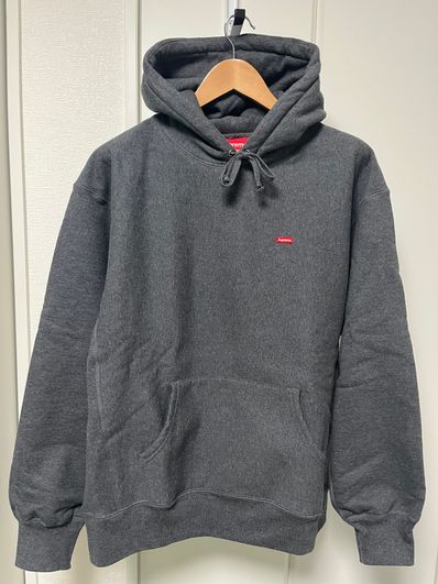 Supreme Small Box Hooded Sweatshirt "Charcoal" (21FW)