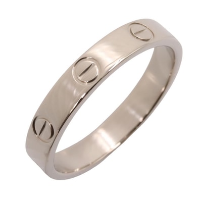 カルティエ CARTIER ミニラブリング リング・指輪 ジュエリー K18WG(ホワイトゴールド) メンズ レディース シルバー系 B4085100 【中古】