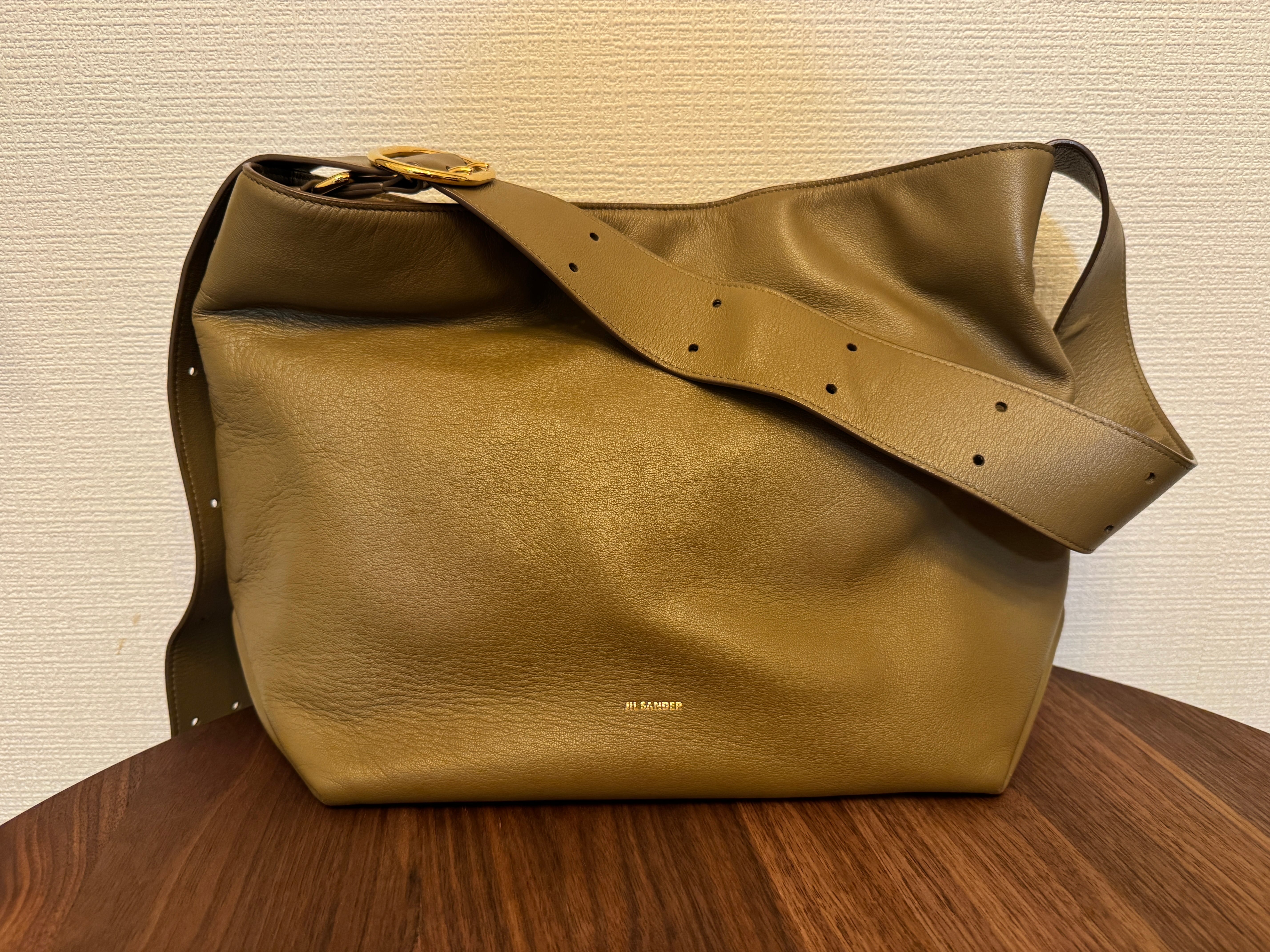Jil Sander Folded Tote Medium "Honey Blonde"
