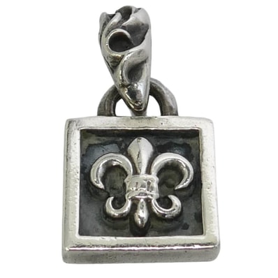 Chrome Hearts Framed BS Fleur Charm "Silver"