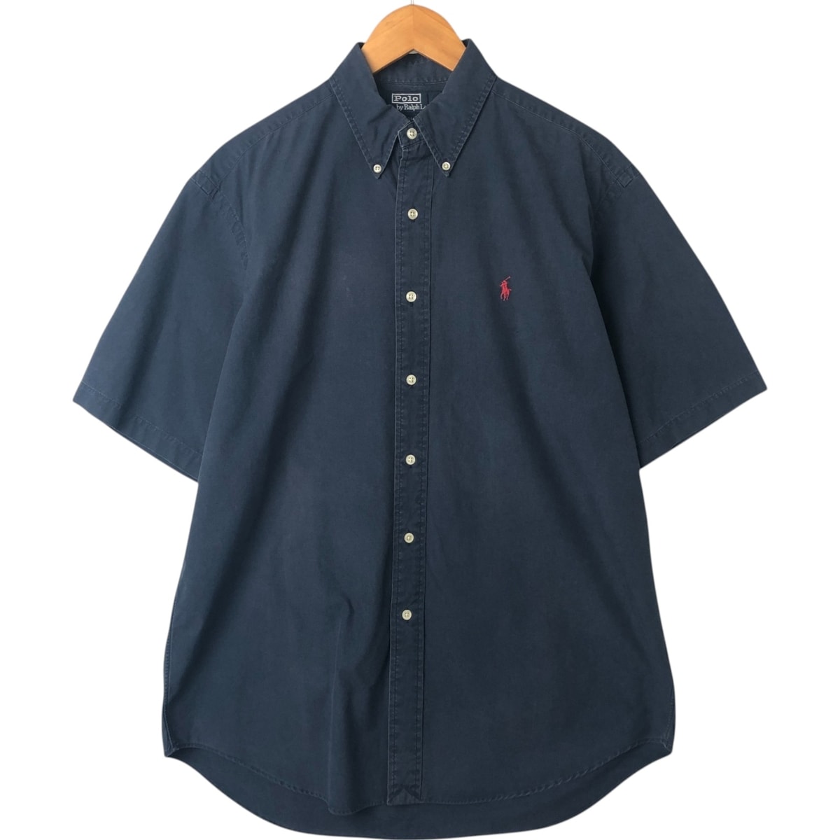 古着 ラルフローレン Ralph Lauren RALPH LAUREN 半袖 ボタンダウンシャツ メンズM相当/eaa541738