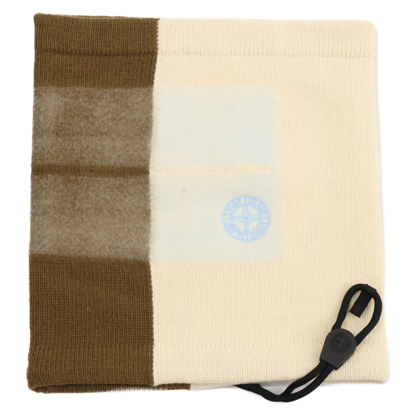 ストーンアイランド ロゴ刺繍入り ネックウォーマー/