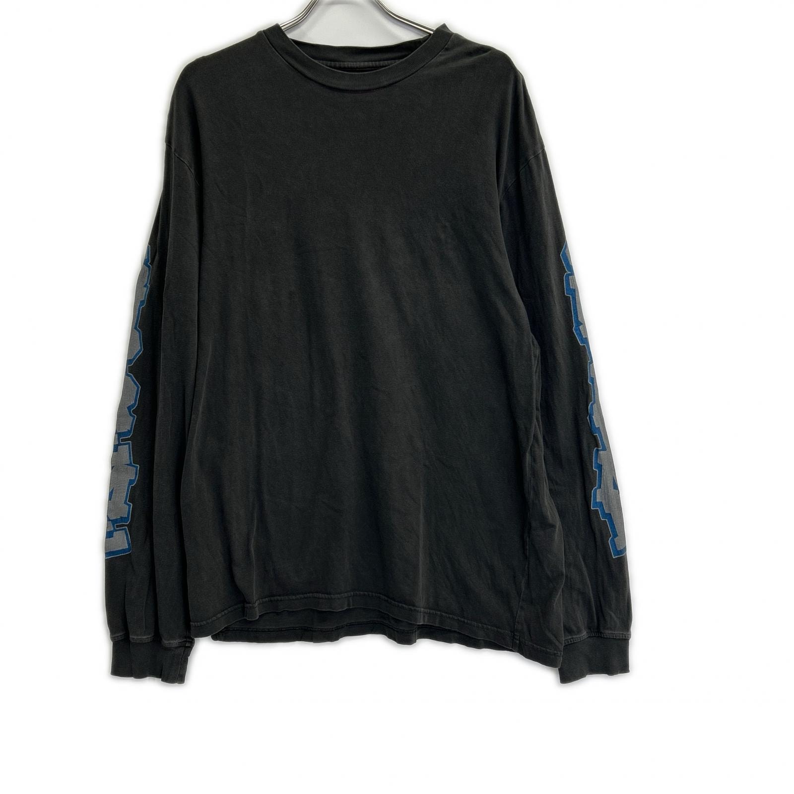 シュプリーム 26SS ダークブラック クルーネック L/S シャツ L