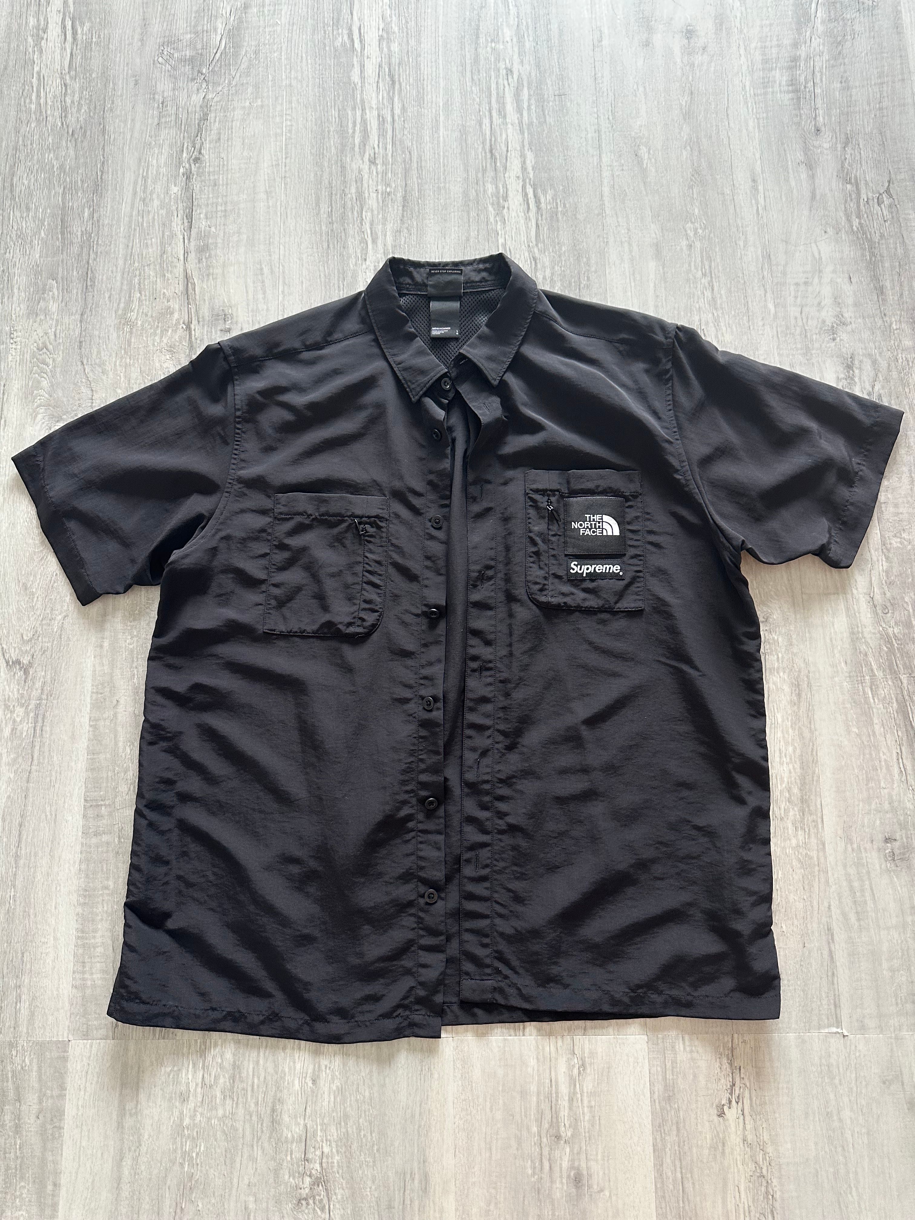 Supreme x The North Face Trekking S/S Shirt "Black"