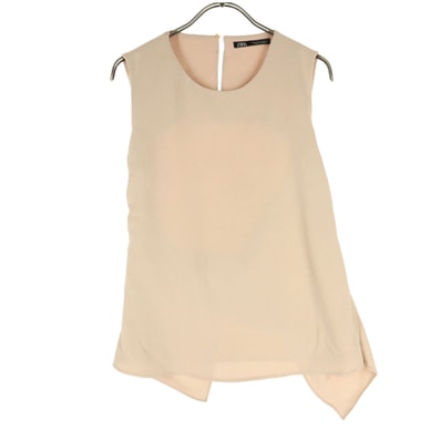 ZARA ザラ ノースリーブ カットソー XS ピンク系