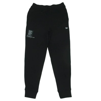 Yohji Yamamoto POUR HOMME ヨウジヤマモトプールオム NEW ERA ニューエラ HE-T95-089 SWT PNTS YY LABEL LOGO PANTS スウェット パンツ ブラック系 XL 5【中古】