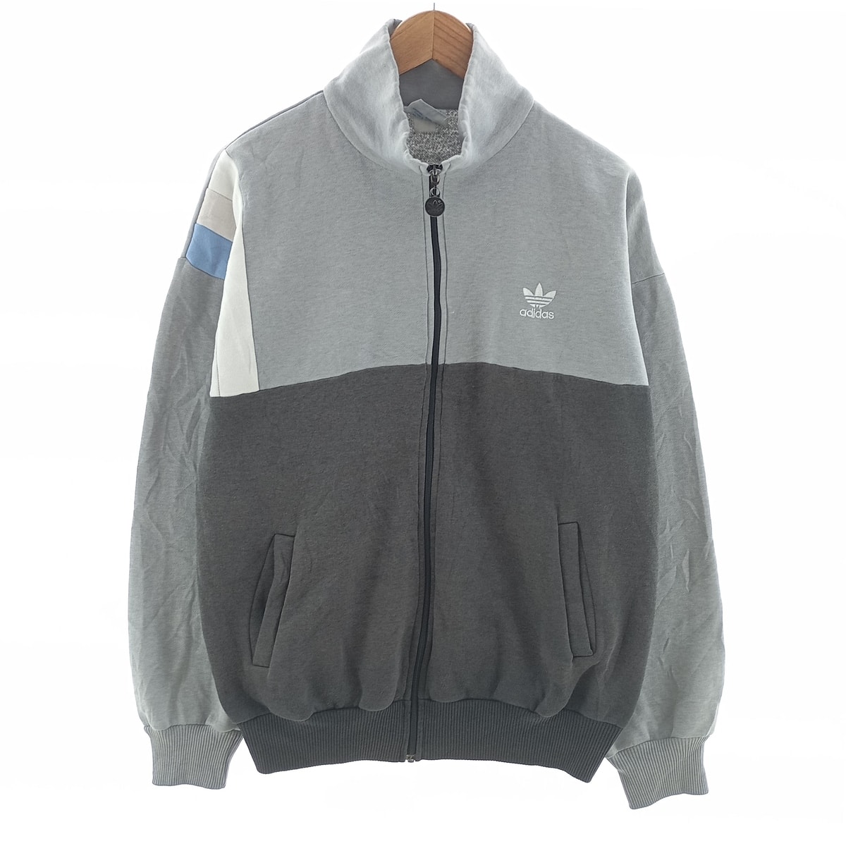 古着 70~80年代 アディダス adidas フルジップスウェットシャツ トレーナー メンズXL相当 ヴィンテージ/eaa402401