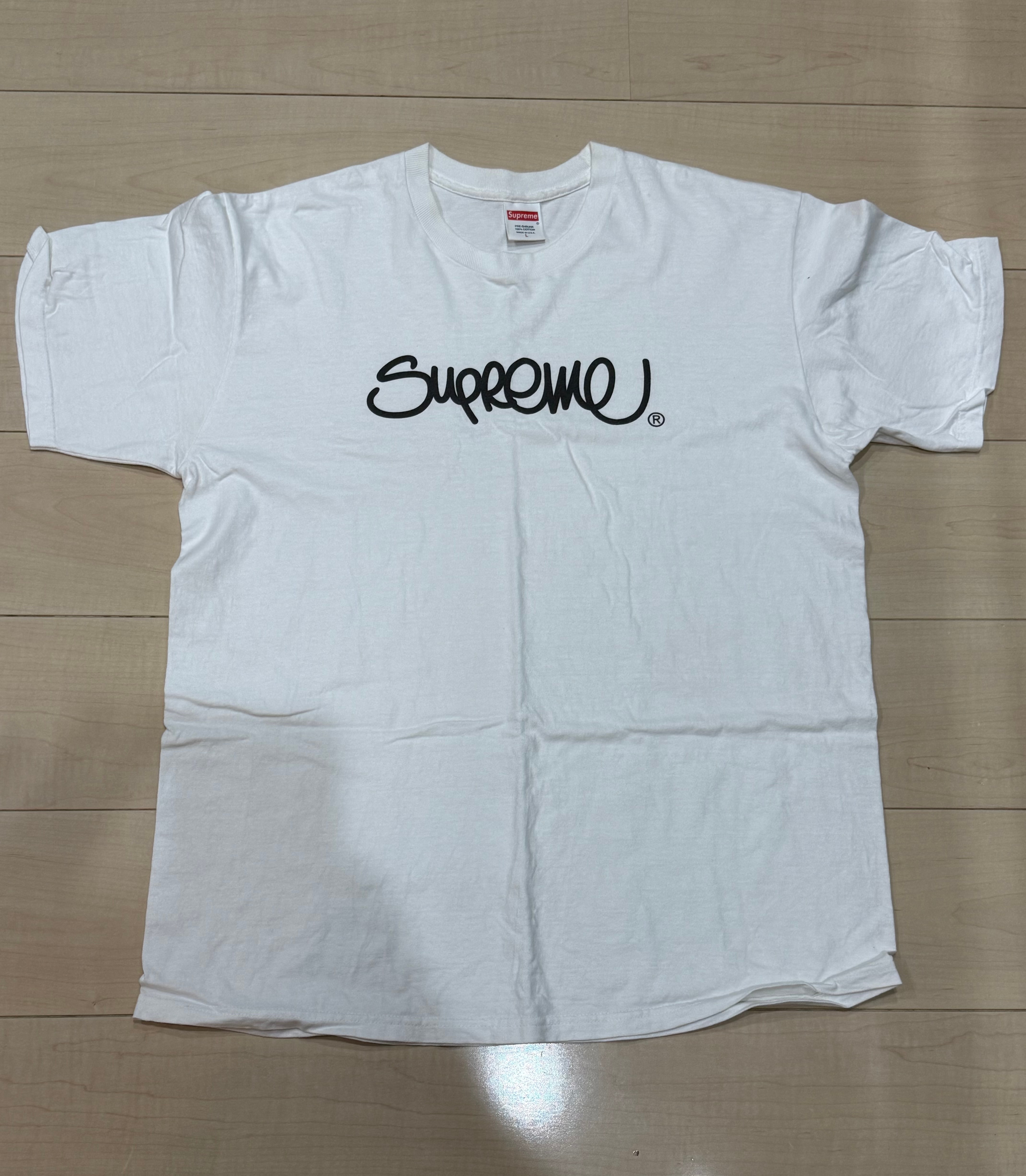 Supreme Handstyle Tee "White"