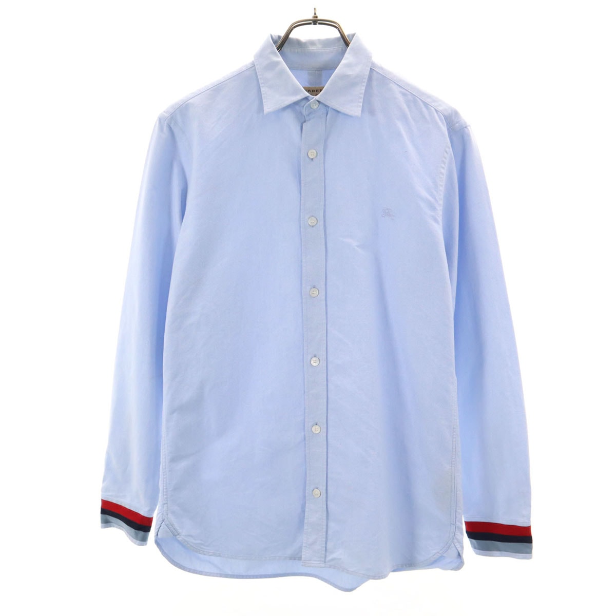 BURBERRY バーバリー 長袖 オックスフォードシャツ S ブルー系