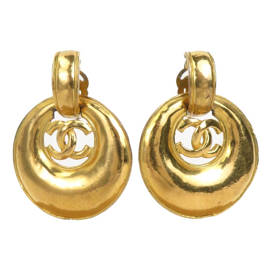 シャネル CHANEL イヤリング ココマーク メタル ゴールド レディース【中古】 e62471i