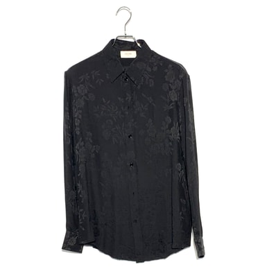CELINE Silk Jacquard Classic Shirt "Black"