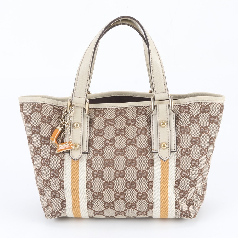 ■美品 グッチ GGキャンバス 139261 ハンドバッグ