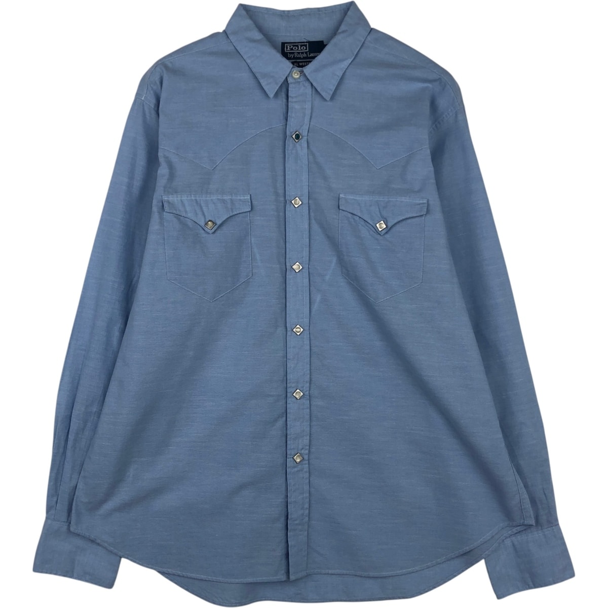 古着 ラルフローレン Ralph Lauren RL WESTERN 長袖 ウエスタンシャツ メンズL相当/eaa477461