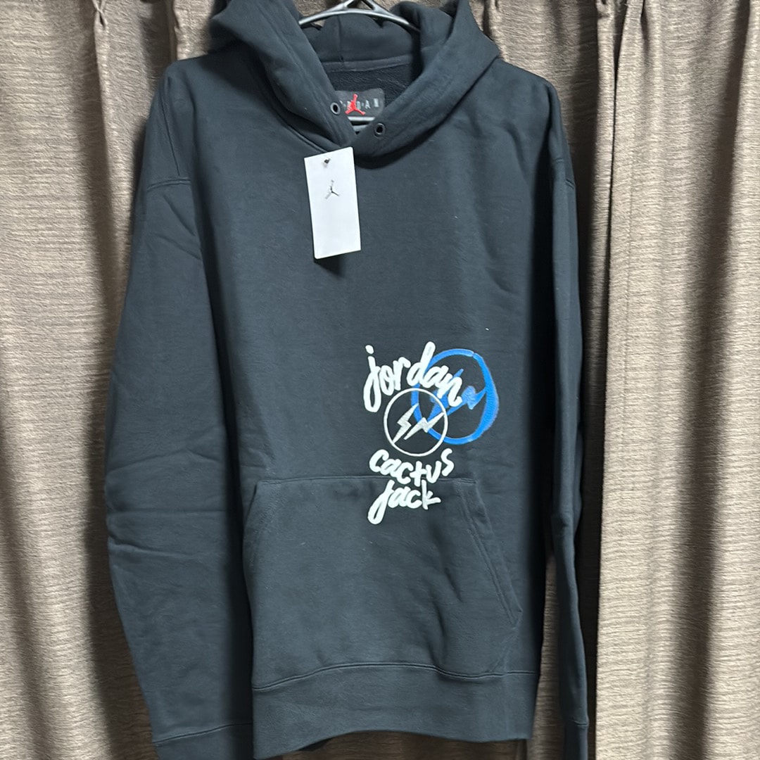 Air Jordan Travis Scott Fragment Hoodie "Black"