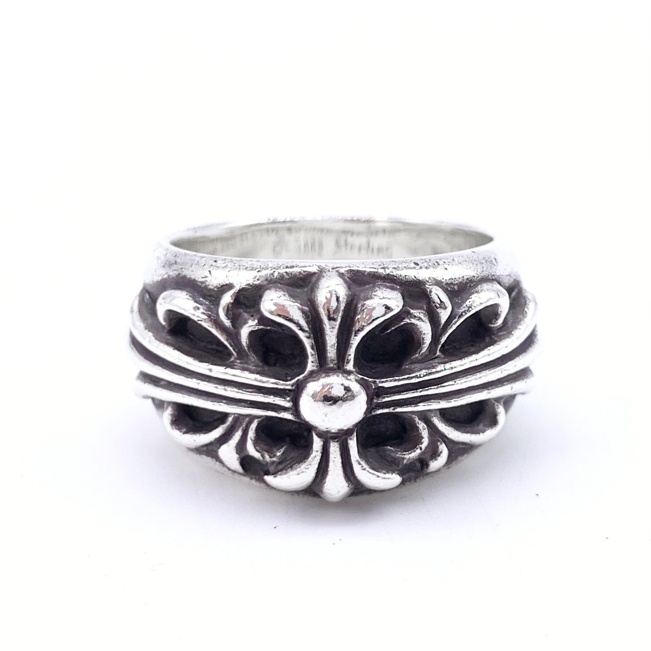 Chrome Hearts Floral Cross Ring "Silver"