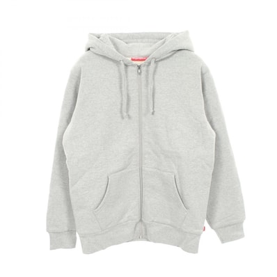 シュプリーム Supreme 3M Reflective Logo Thermal Zip Up パーカー 衣料品 トップス コットン ポリエステル メンズ グレー系 【中古】