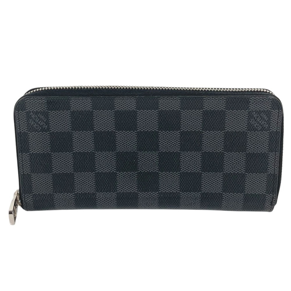 ルイヴィトン LOUIS VUITTON ジッピーウォレットヴェルティカル N63095 ダミエグラフィット ロングウォレット ラウンドファスナー 長財布 ダミエグラフィットキャンバス ブラック