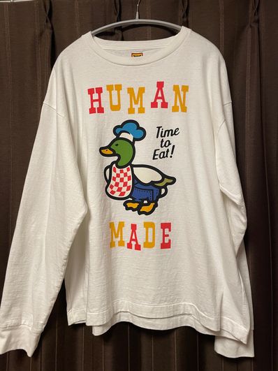 HUMAN MADE Graphic L/S T-Shirt "White"