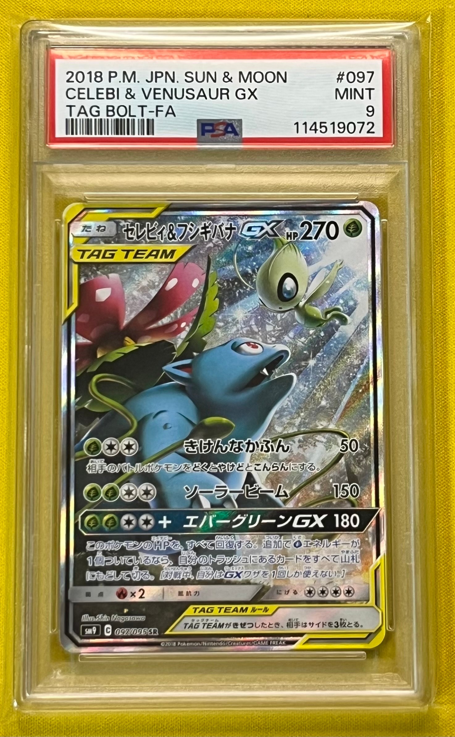 セレビィ&フシギバナGX SR: SA[SM9 097/095](拡張パック「タッグボルト」)