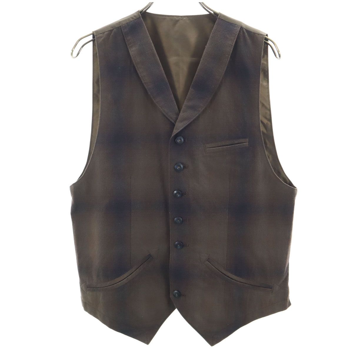 Iroquois ショールカラー ジレベスト