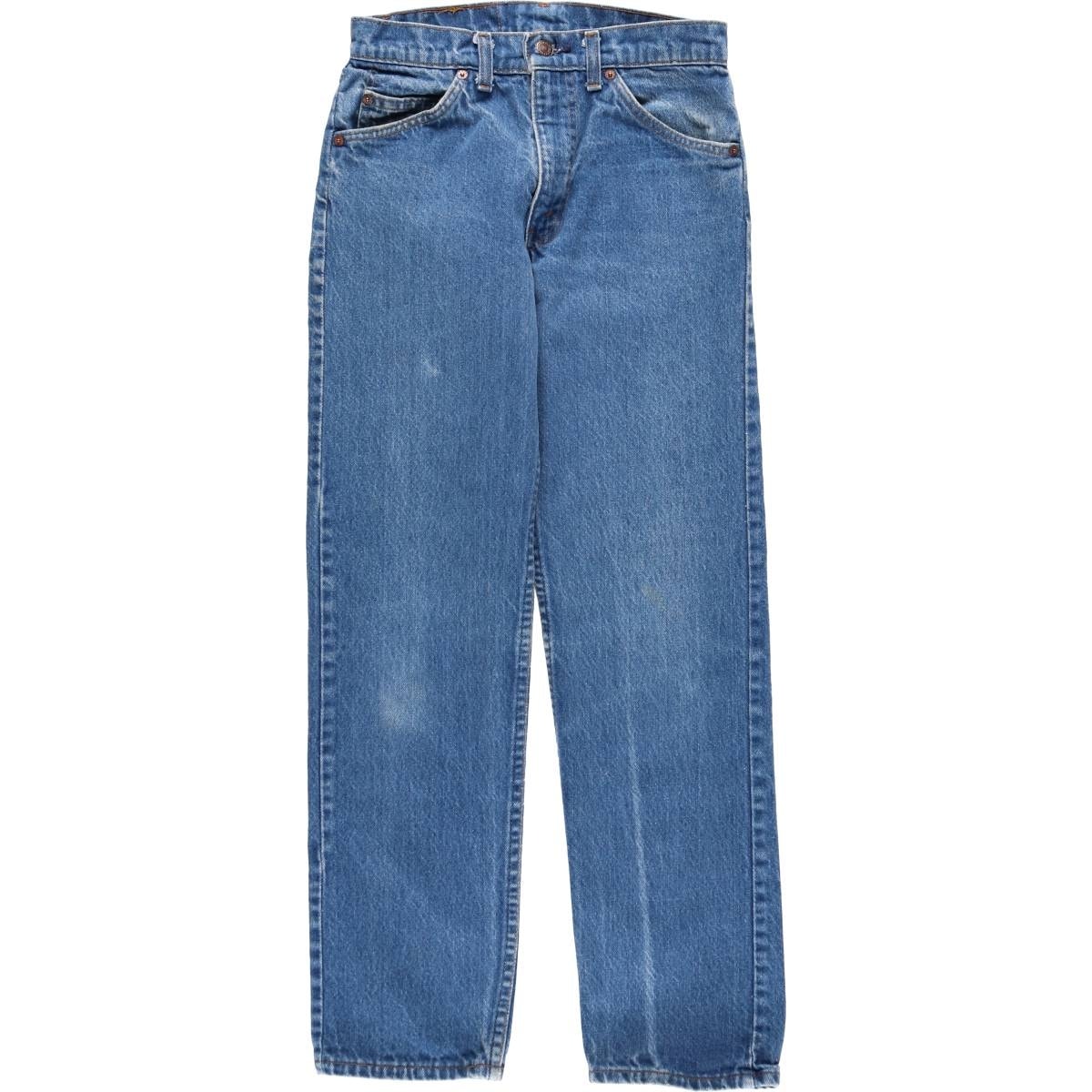 古着 80年代 リーバイス Levi's 505-0217 オレンジタブ テーパードデニムパンツ USA製 レディースM(w26)相当 ヴィンテージ/eaa621122