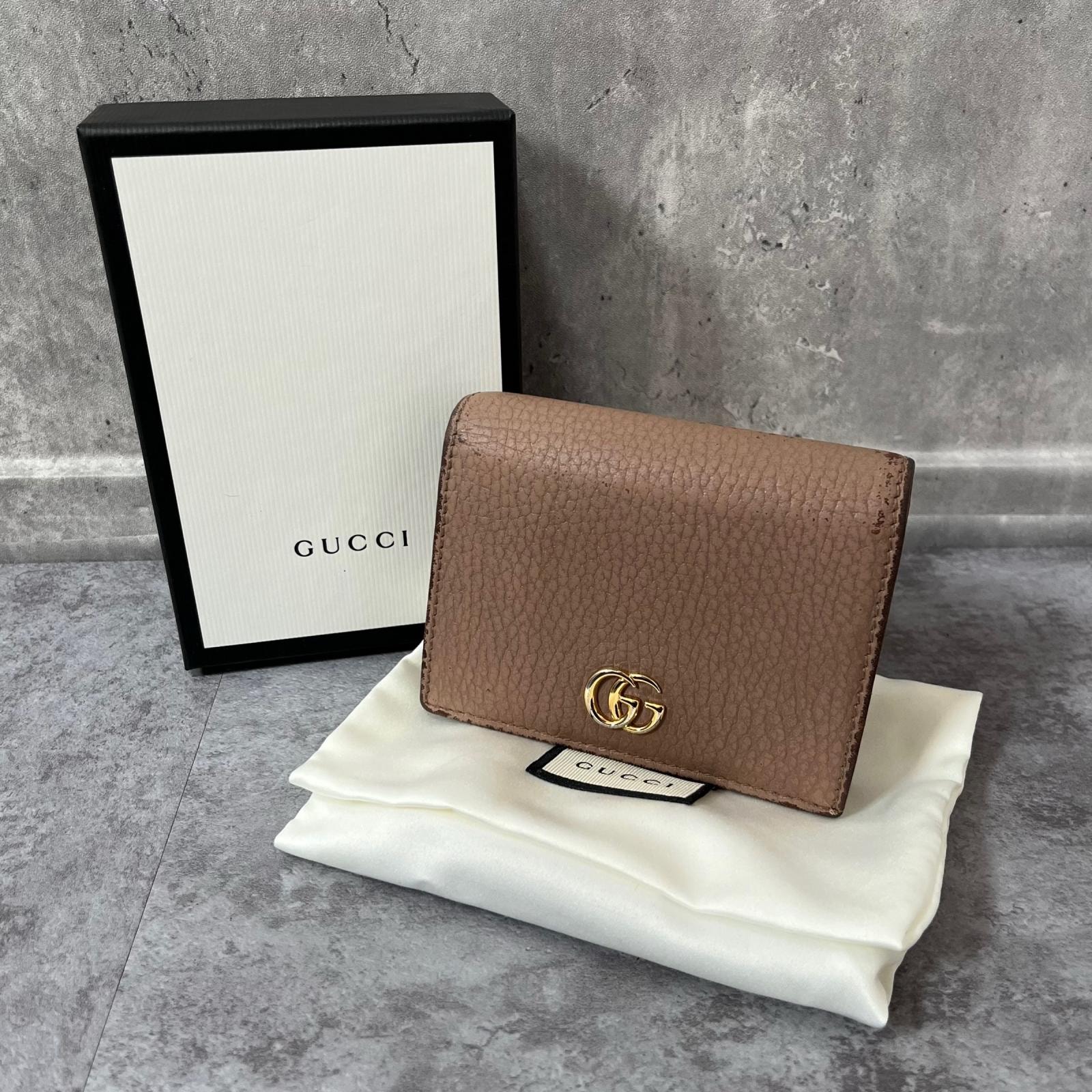 グッチ 二つ折り財布 レディース