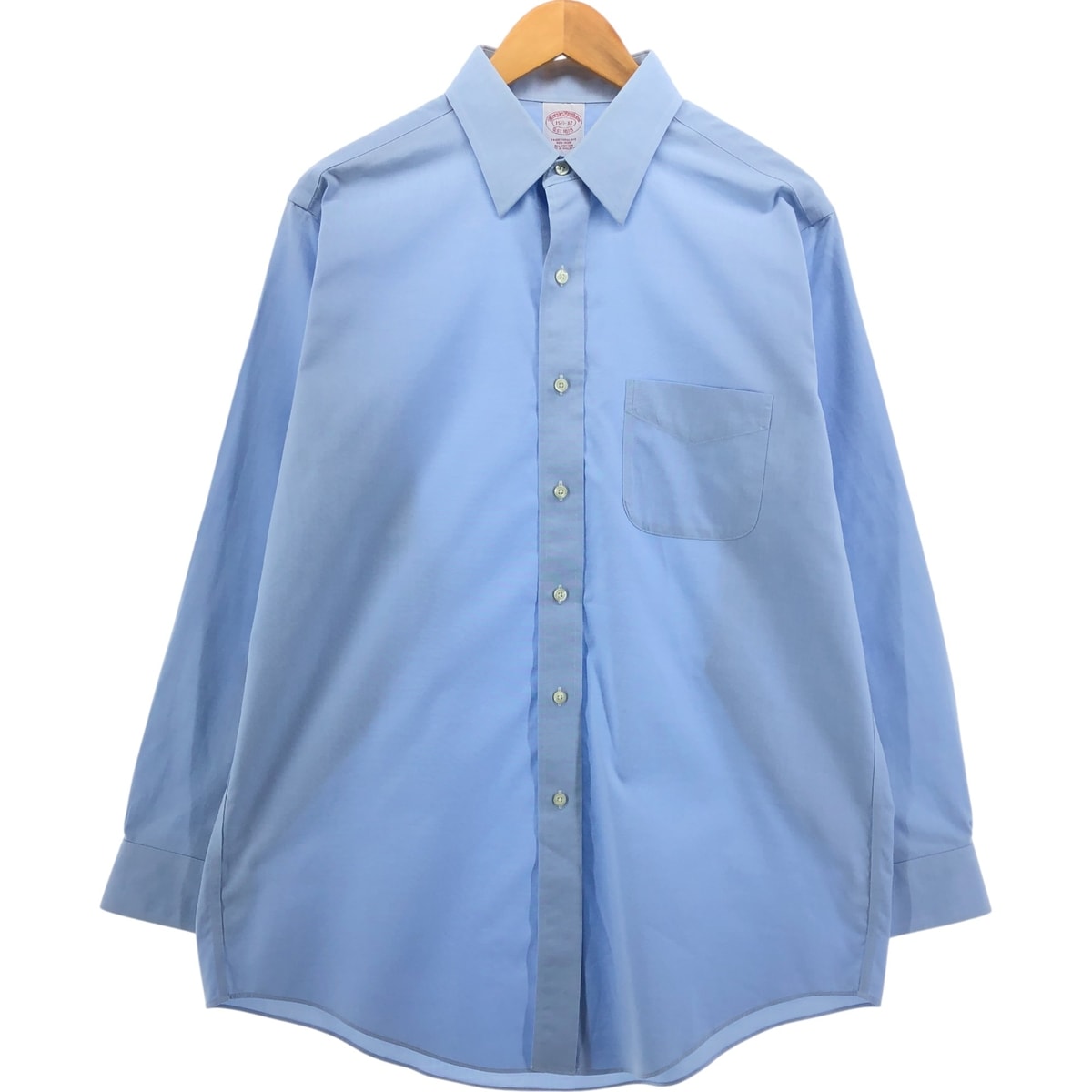 古着 ブルックスブラザーズ Brooks Brothers Est.1818 長袖 コットンシャツ メンズM相当/eaa543592