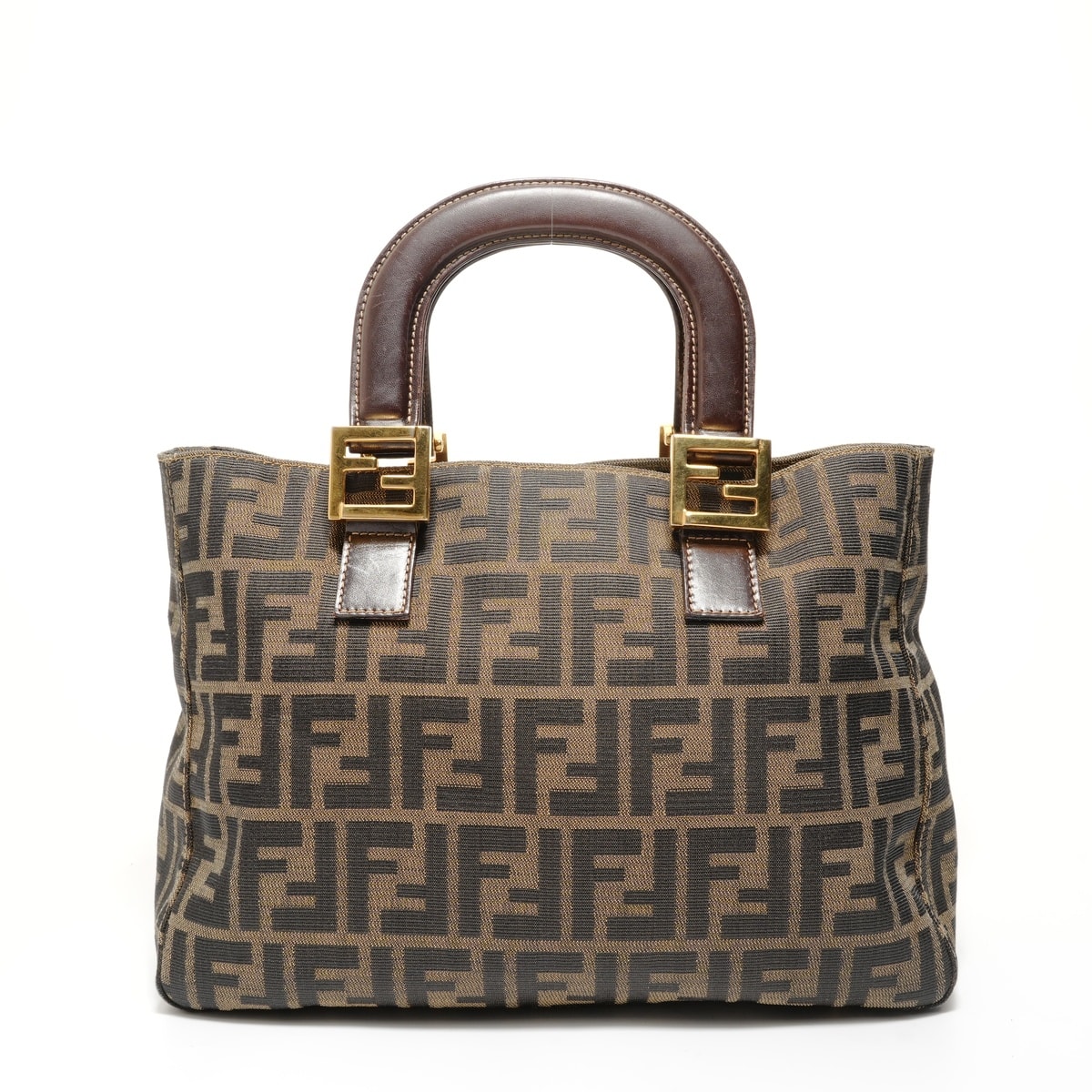 フェンディ FENDI ズッカ キャンバス ハンドバッグ【中古】