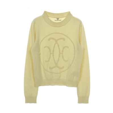 エルメス HERMES Hリフト ニット 衣料品 トップス カシミヤ レディース イエロー系 【中古】