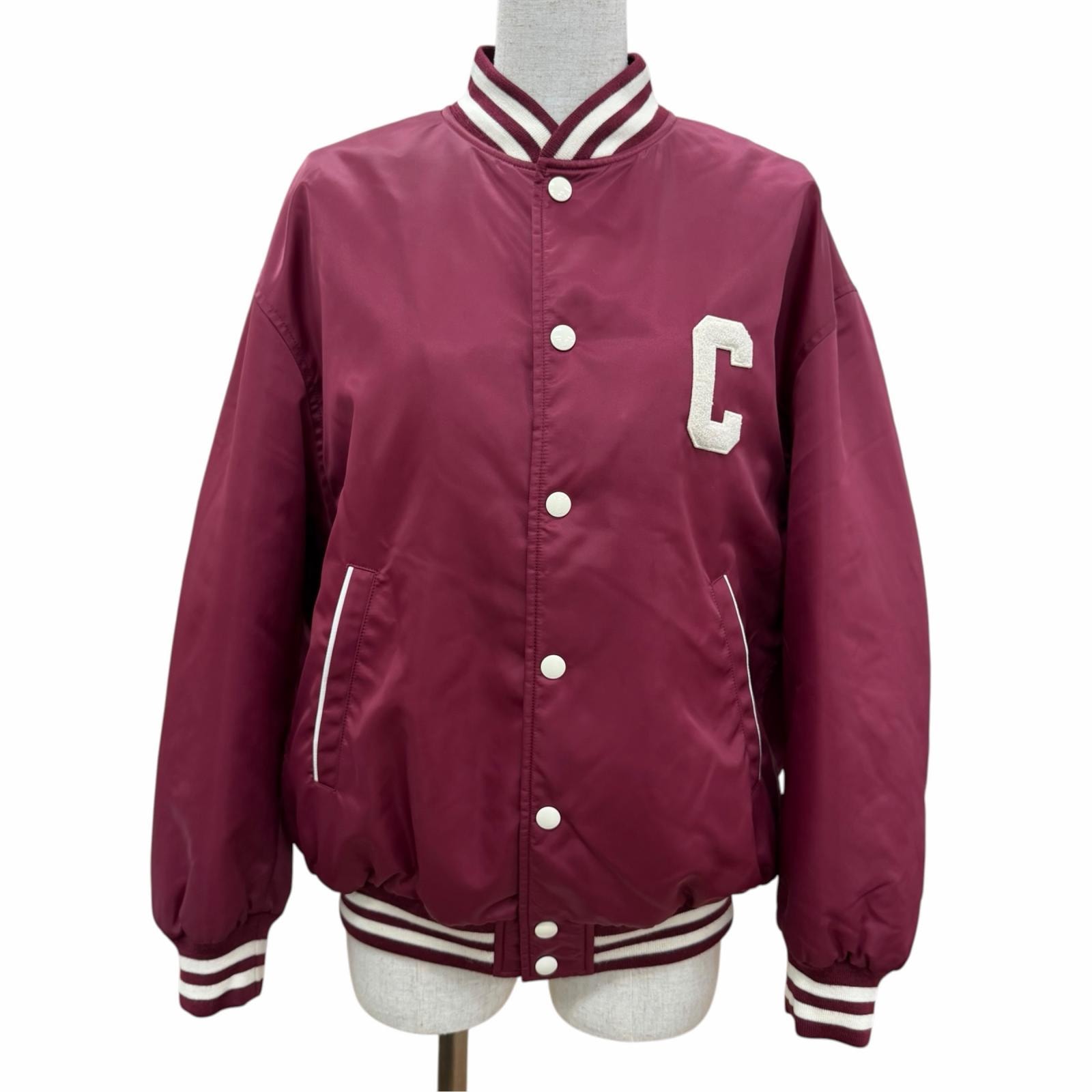美品 セリーヌ スタジャン ボルドー レディース IT 38 2W625227R