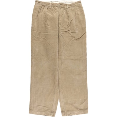 古着 ラルフローレン Ralph Lauren POLO CORDS 太畝 ツータック コーデュロイパンツ メンズw34相当/eaa418337