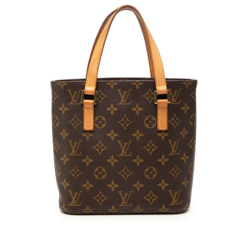 ルイ ヴィトン モノグラム ヴァヴァンPM ハンドバッグ M51172 ブラウン PVC レザー レディース LOUIS VUITTON 中古