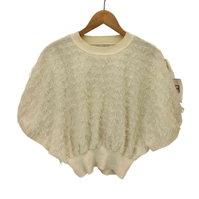 23SS FRINGE ARCH SLEEVE KNIT TOPS フリンジ アーチ スリーブ ニット トップス【1137793182565】