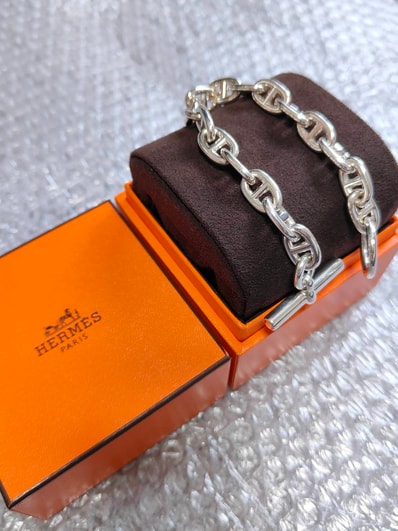 Hermes Chaine D'ancre MM Bracelet "Silver"