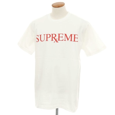 【中古】シュプリーム Supreme 2025年秋冬 RX Tee コットン クルーネック 半袖Tシャツ ホワイト【サイズM】【メンズ】