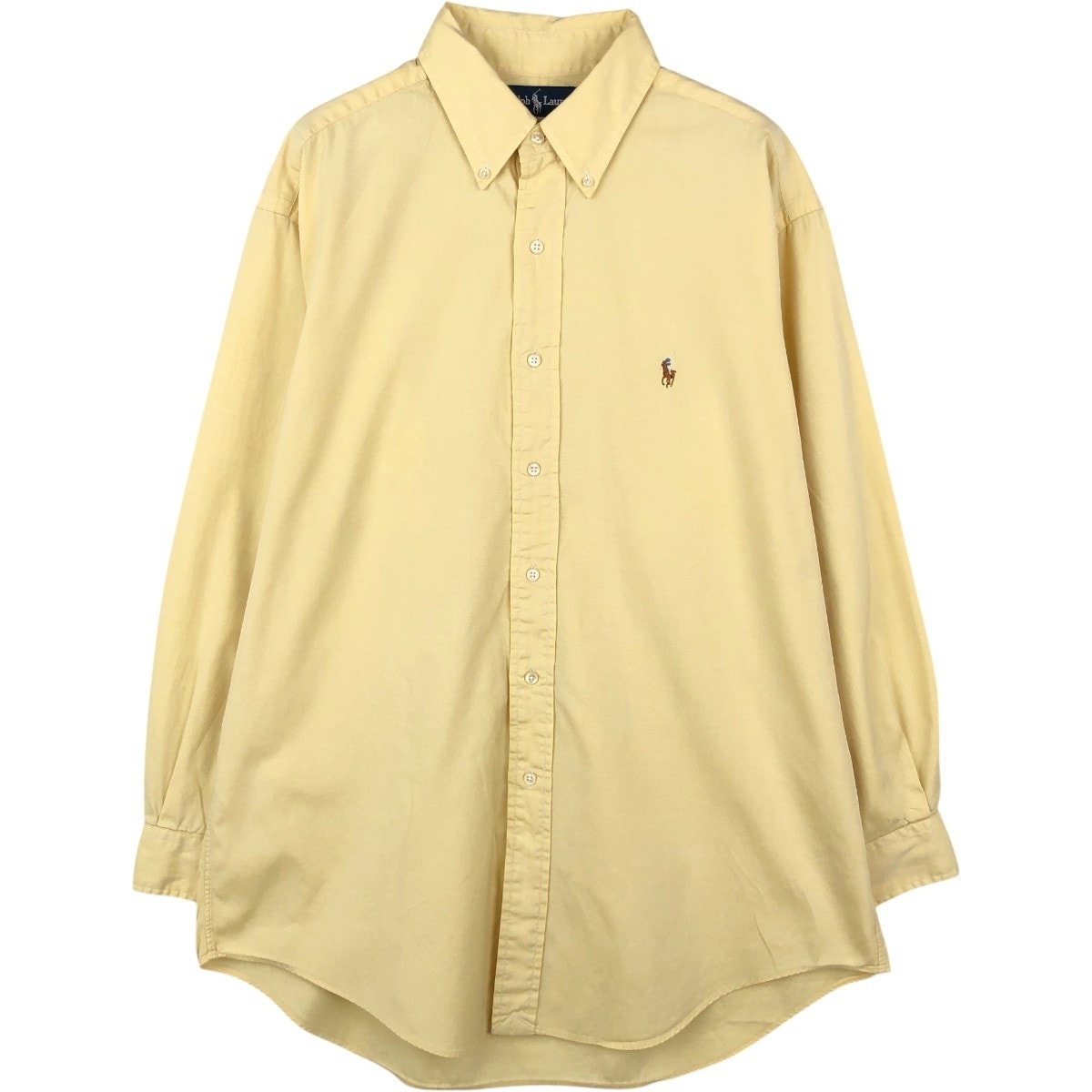 古着 ラルフローレン Ralph Lauren YARMOUTH 長袖 ボタンダウンシャツ メンズL相当/eaa669006