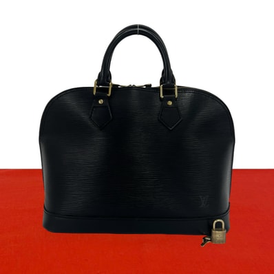 LOUIS VUITTON ルイヴィトン アルマ エピ レザー ハンドバッグ ノワール ブラック
94151