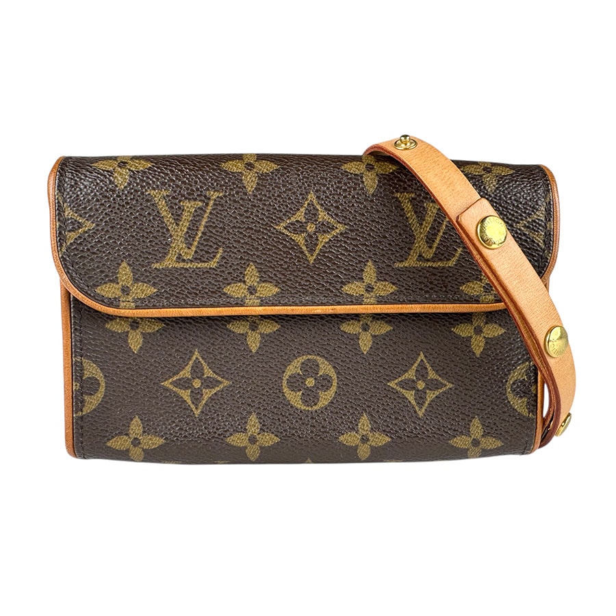 ルイ ヴィトン LOUIS VUITTON ウエストバッグ ベルトバッグ モノグラム ポシェット フロランティーヌ モノグラムキャンバス ブラウン レディース M51855【中古】 z9095