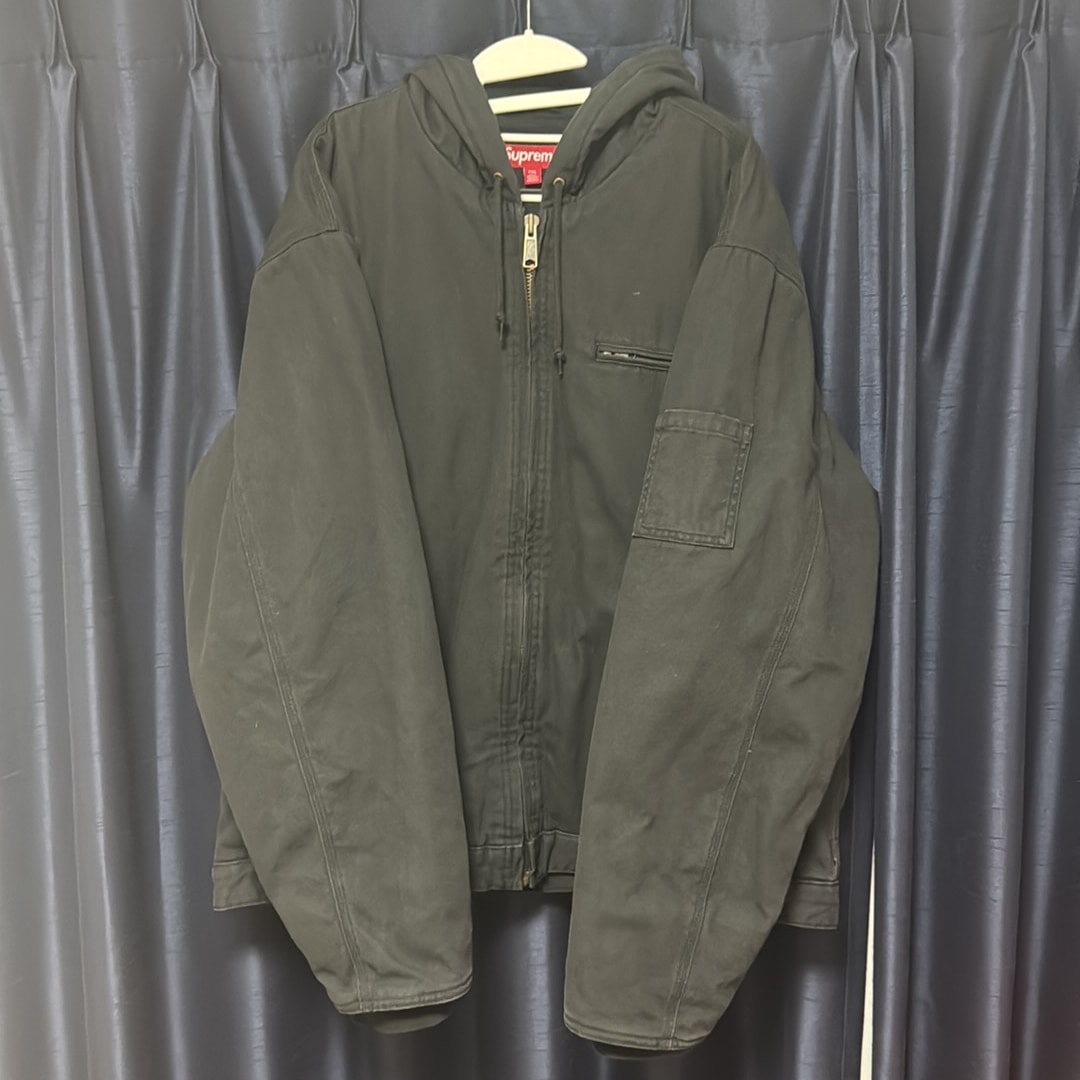 Supreme x Thrasher Hooded Work Jacket "Black"