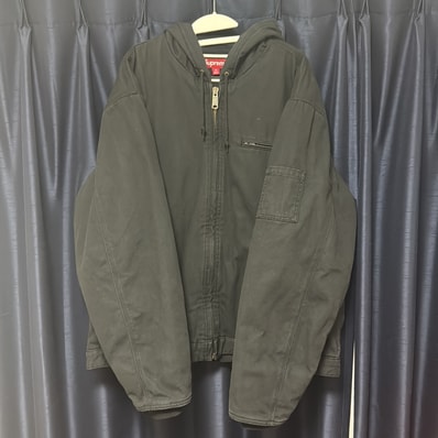 Supreme x Thrasher Hooded Work Jacket "Black"