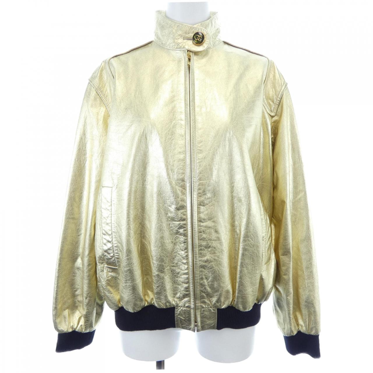 シャネル CHANEL P74075C65707 レザージャケット