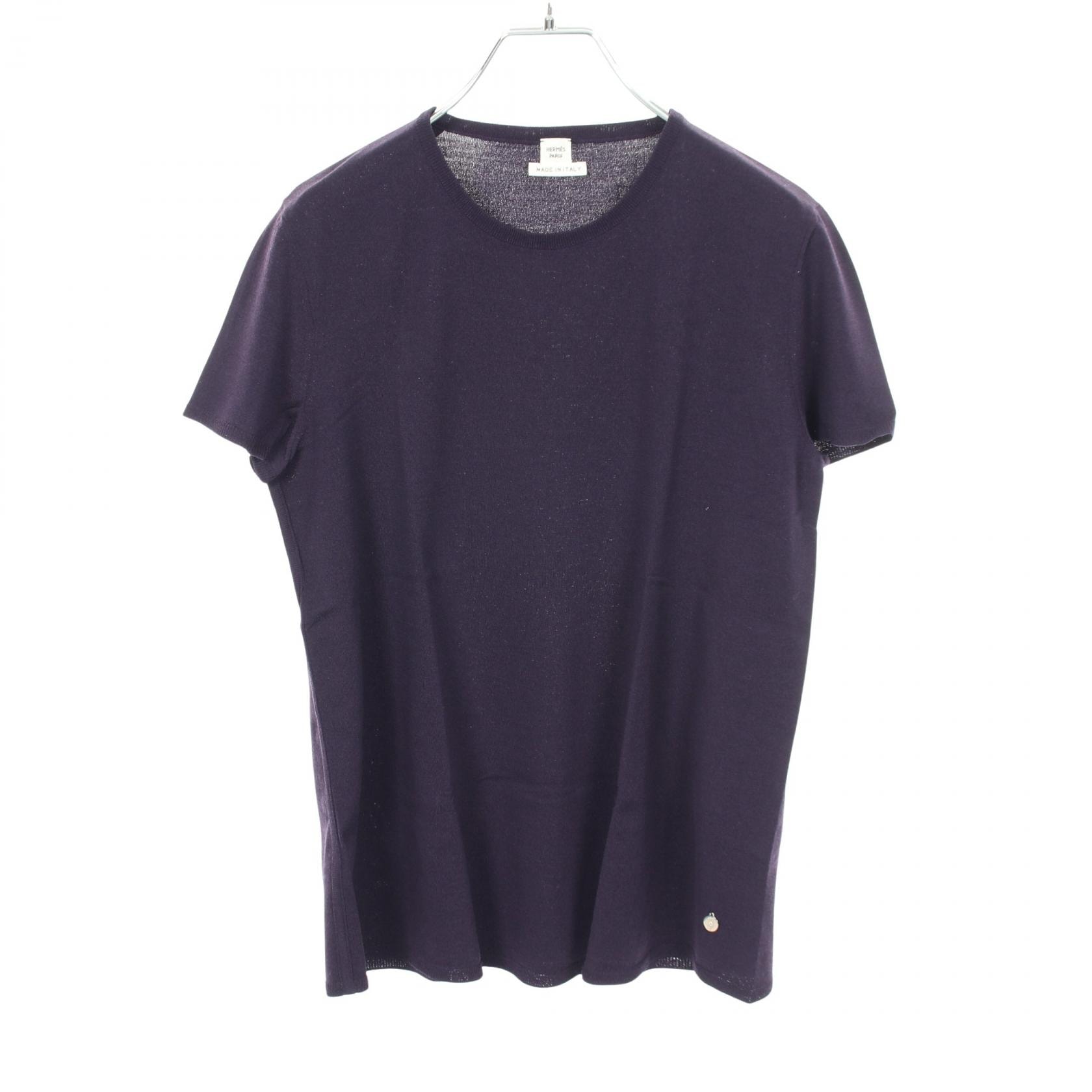 エルメス HERMES ニット 衣料品 トップス ウール レディース パープル系 【中古】