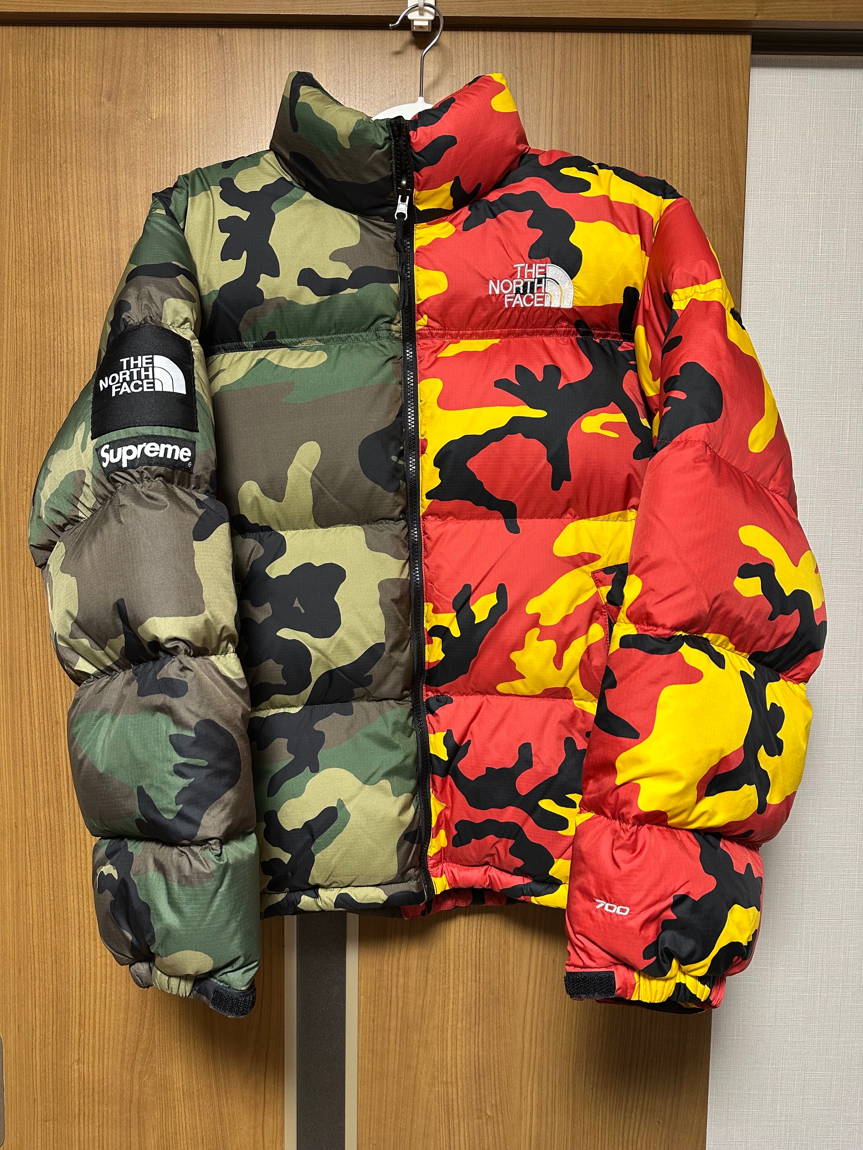 Supreme x The North Face Split Nuptse Jacket "Camo"