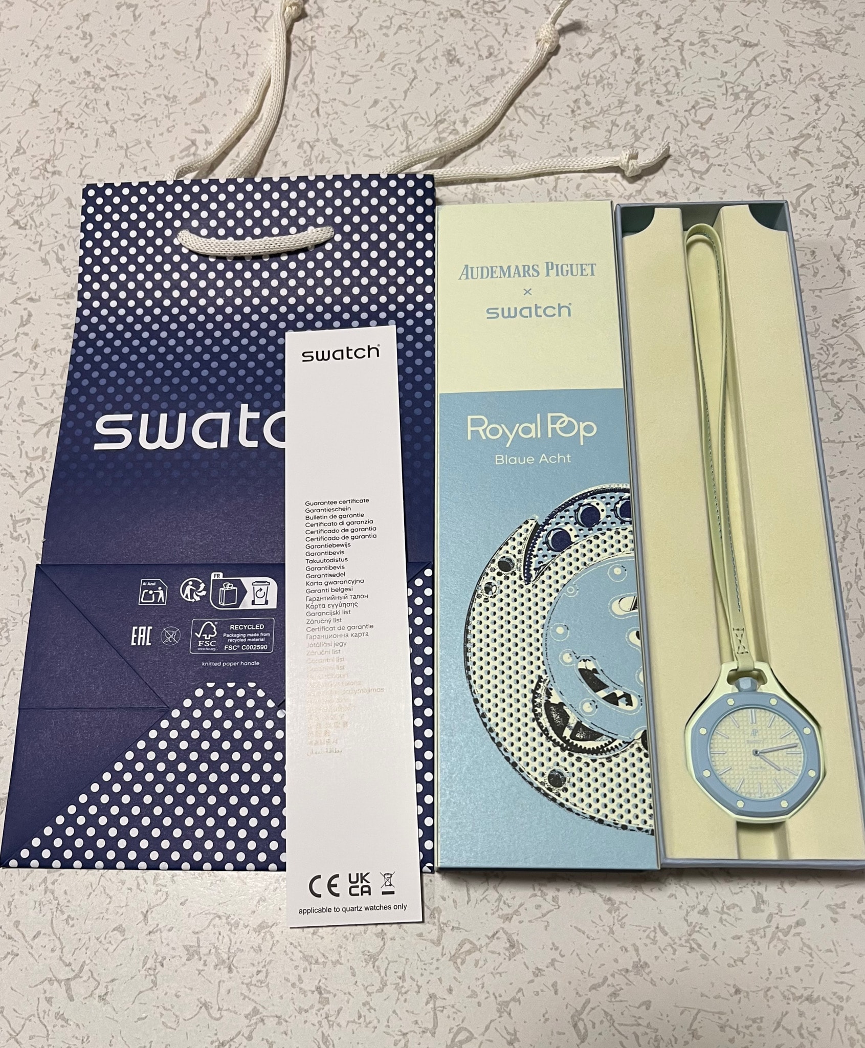Swatch x Audemars Piguet Royal Pop Blaue Acht "Light Green"