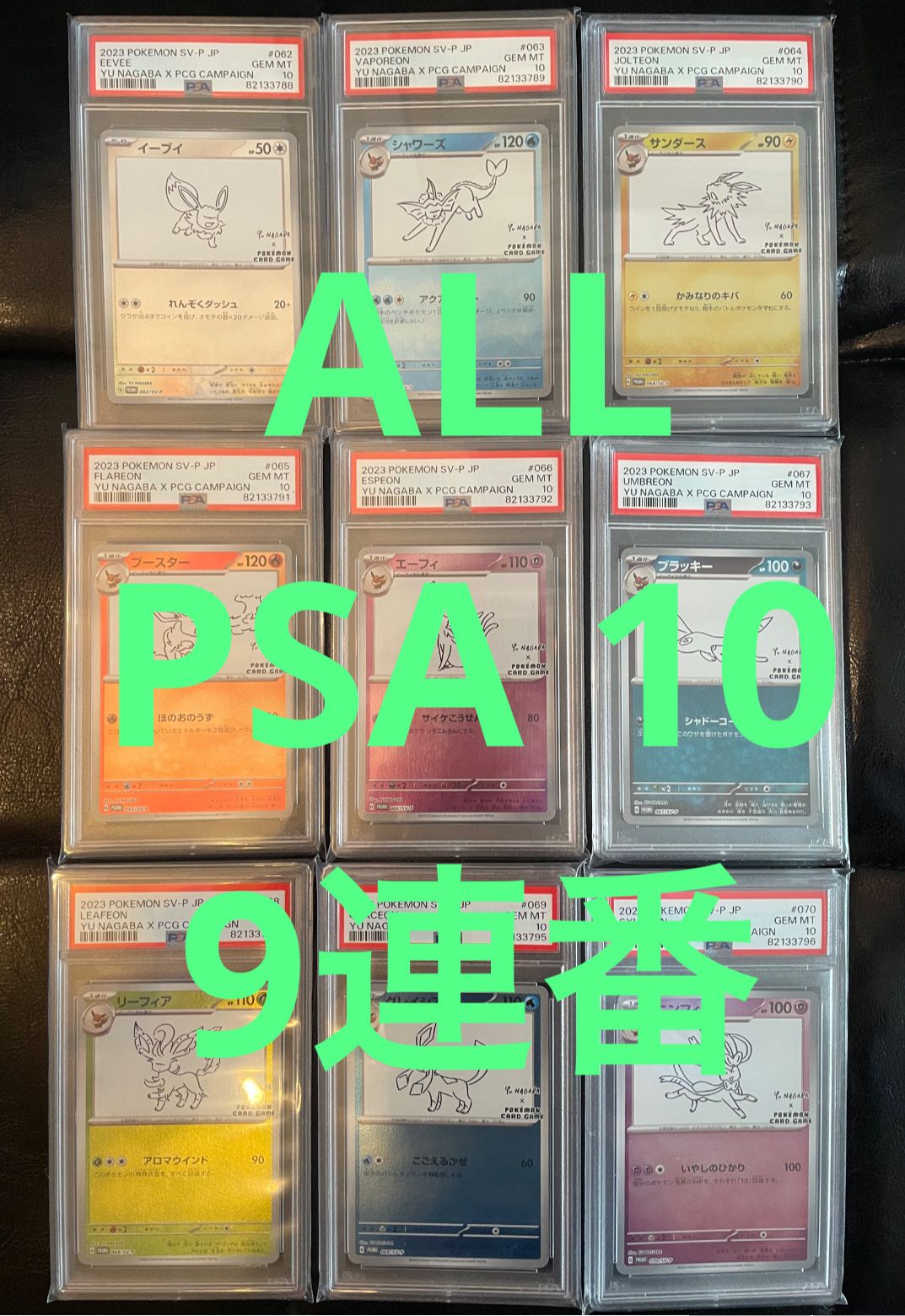 ポケモンカードゲーム YU NAGABA × ポケモンカードゲーム イーブイズ 全種セット: プロモ [SV-P ](「YU NAGABA×ポケモンカードゲーム」プロモーションカード「SV-P」)