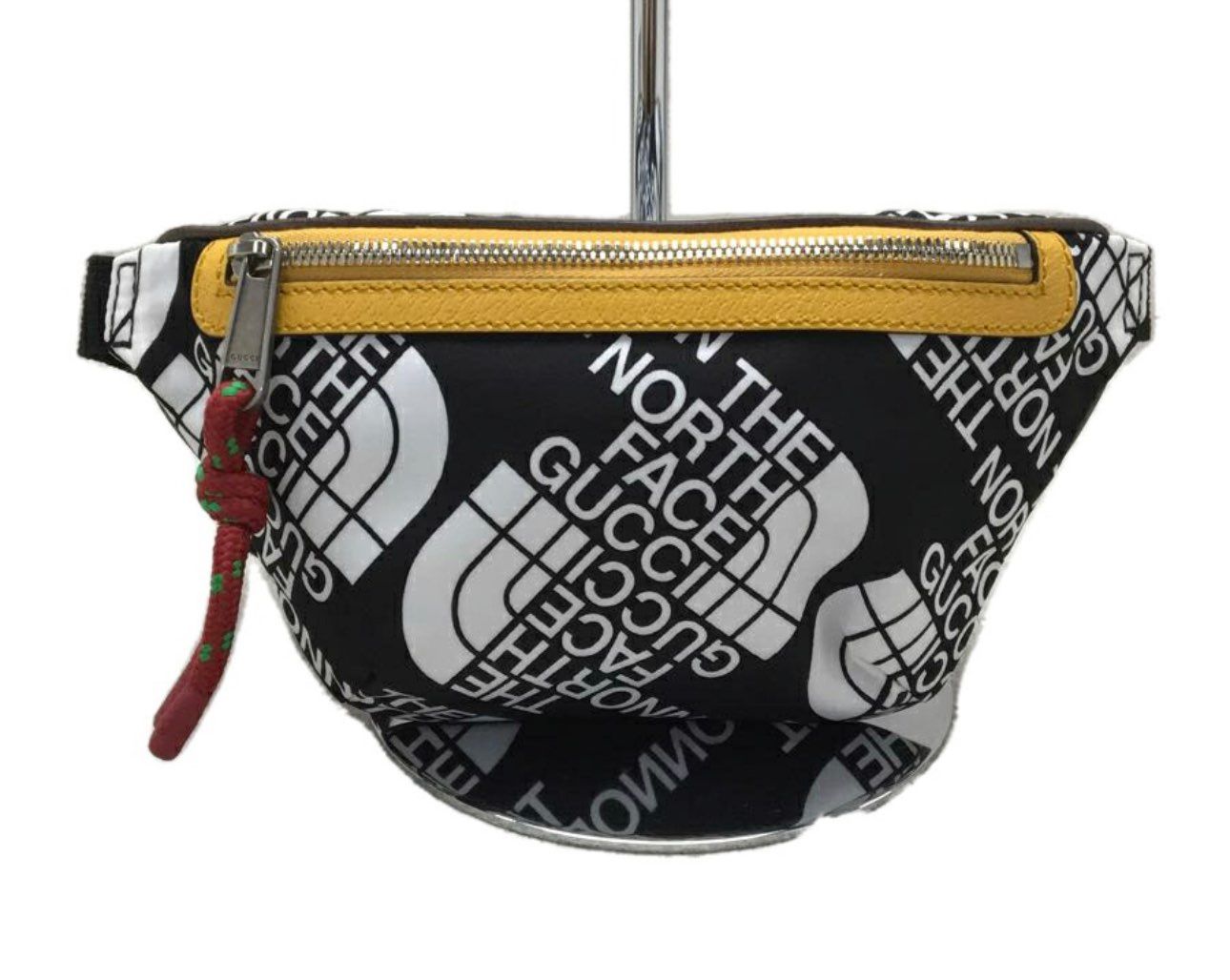 GUCCI × THE NORTH FACE Nylon/leather Waistbag "Black/Multi"